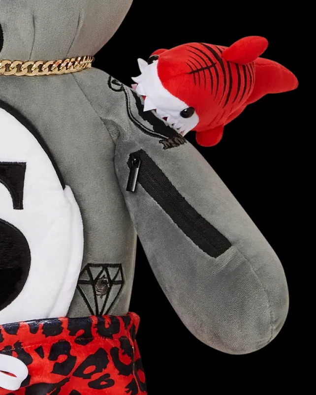 TEDDY BEAR BACKPACKS|BACKPACKS>SPRAYGROUND SHARK FRIENDS MONEYBEAR TEDDYBEAR BACKPACK