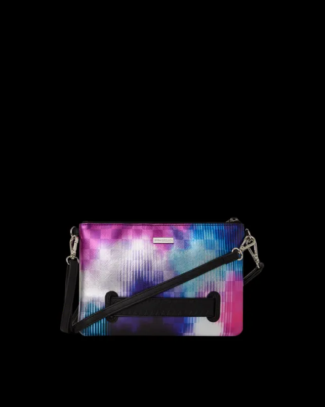 CROSSOVER CLUTCHES>SPRAYGROUND SHARKCLUB ELECTRONICA CROSSOVER CLUTCH