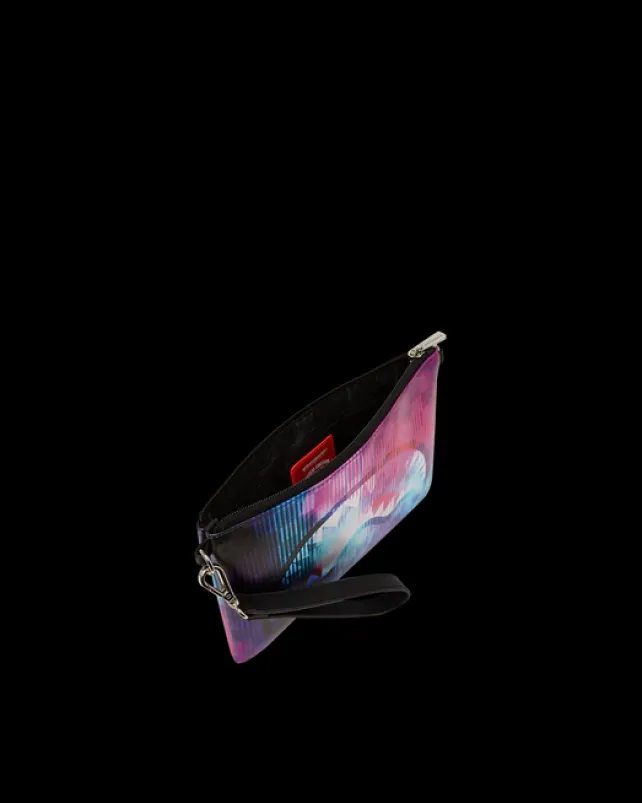 CROSSOVER CLUTCHES>SPRAYGROUND SHARKCLUB ELECTRONICA CROSSOVER CLUTCH