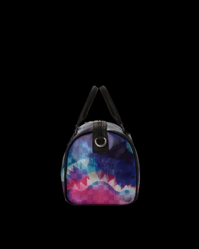 DUFFLES>SPRAYGROUND SHARKCLUB ELECTRONICA MINI DUFFLE