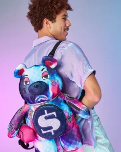 TEDDY BEAR BACKPACKS|BACKPACKS>SPRAYGROUND SHARKCLUB ELECTRONICA MONEYBEAR TEDDYBEAR BACKPACK