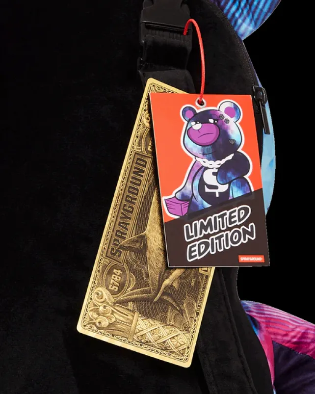 TEDDY BEAR BACKPACKS|BACKPACKS>SPRAYGROUND SHARKCLUB ELECTRONICA MONEYBEAR TEDDYBEAR BACKPACK