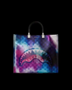 TOTES|HANDBAGS>SPRAYGROUND SHARKCLUB ELECTRONICA TORTUGA TOTE