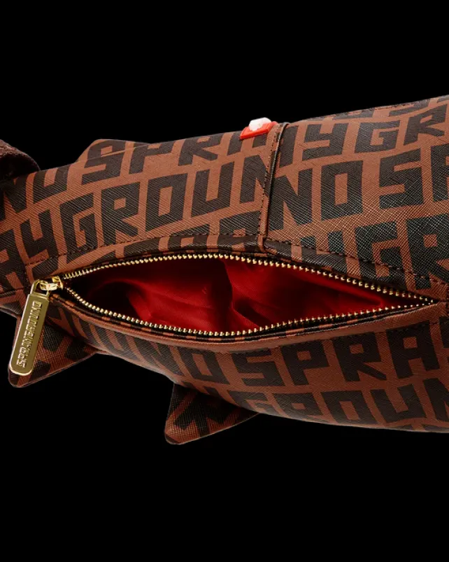 DUFFLES>SPRAYGROUND SHARKFINITY SHARK SHAPE DUFFLE