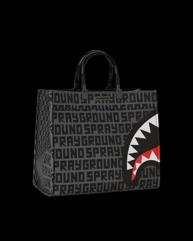 TOTES|HANDBAGS>SPRAYGROUND SHARKFINITY STEALTH PILOT TORTUGA TOTE