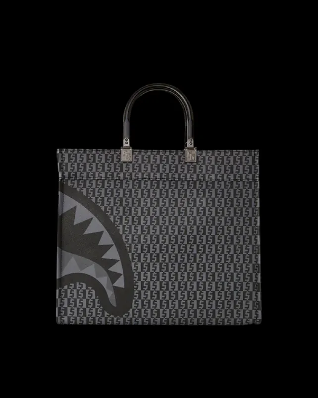 TOTES|HANDBAGS>SPRAYGROUND SHARKFINITY STEALTH PILOT TORTUGA TOTE