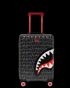 CARRY-ON LUGGAGE>SPRAYGROUND SHARKFINITY STEALTH PILOT SHARKNAUTICS HARDSHELL CARRY-ON LUGGAGE