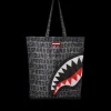 TOTES|HANDBAGS>SPRAYGROUND SHARKFINITY STEALTH PILOT PACKABLE TOTE