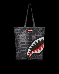 TOTES|HANDBAGS>SPRAYGROUND SHARKFINITY STEALTH PILOT PACKABLE TOTE