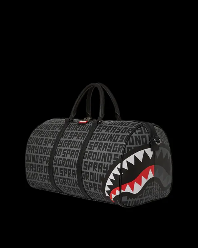 DUFFLES>SPRAYGROUND SHARKFINITY STEALTH PILOT DUFFLE