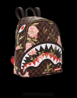SAVAGES|BACKPACKS>SPRAYGROUND SHARKFLOWER SAVAGE BACKPACK (SMALLER MORE ELEGANT BACKPACK)