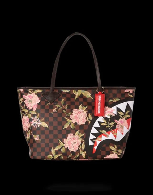 TOTES>SPRAYGROUND SHARKFLOWER TOTE