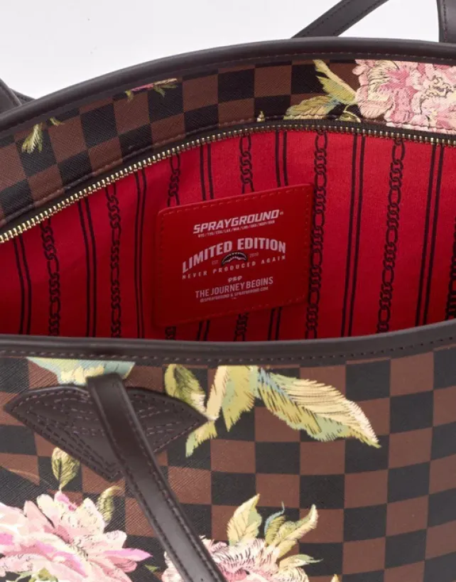 TOTES>SPRAYGROUND SHARKFLOWER TOTE