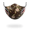 FACE MASKS>SPRAYGROUND SHARKFLOWER VEGAN LEATHER FACE MASK