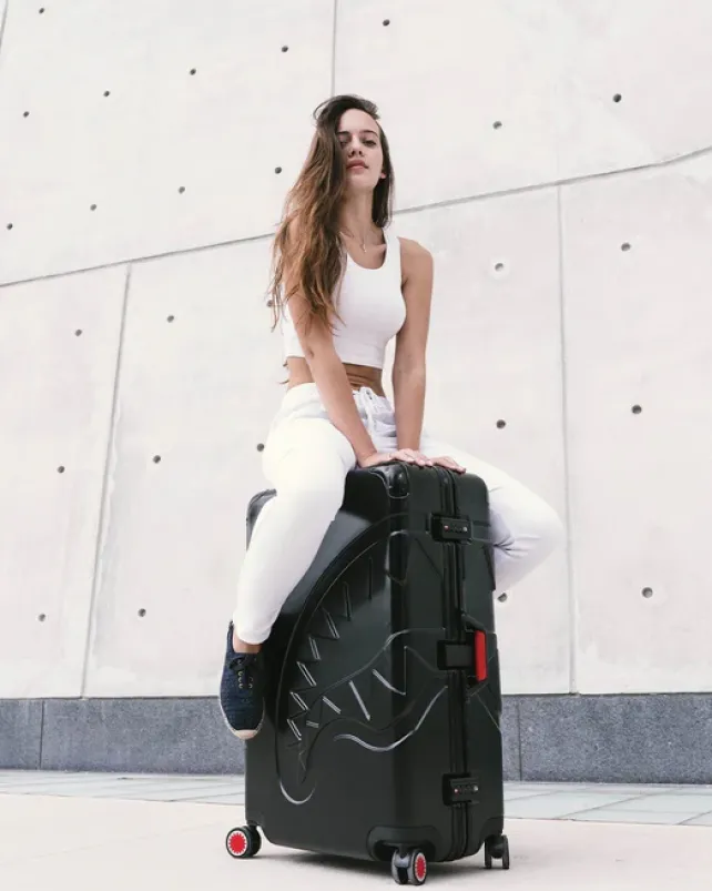 LUGGAGE SETS|FULL-SIZE LUGGAGE>SPRAYGROUND SHARKITECTURE MOLDED 2 PC LUGGAGE SET