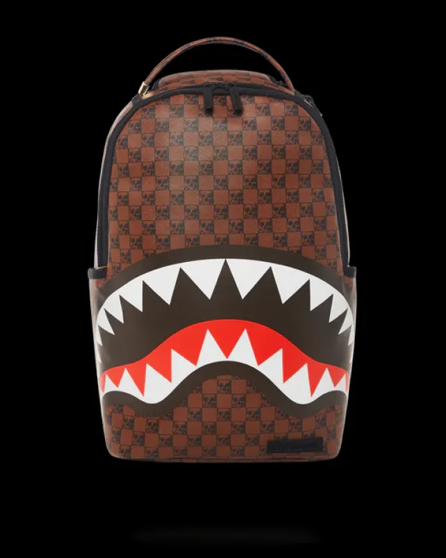 BACKPACKS>SPRAYGROUND SHARKS AND SKULLS BACKPACK (DLXV)