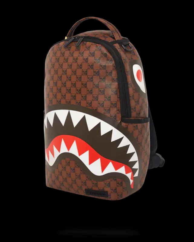 BACKPACKS>SPRAYGROUND SHARKS AND SKULLS BACKPACK (DLXV)