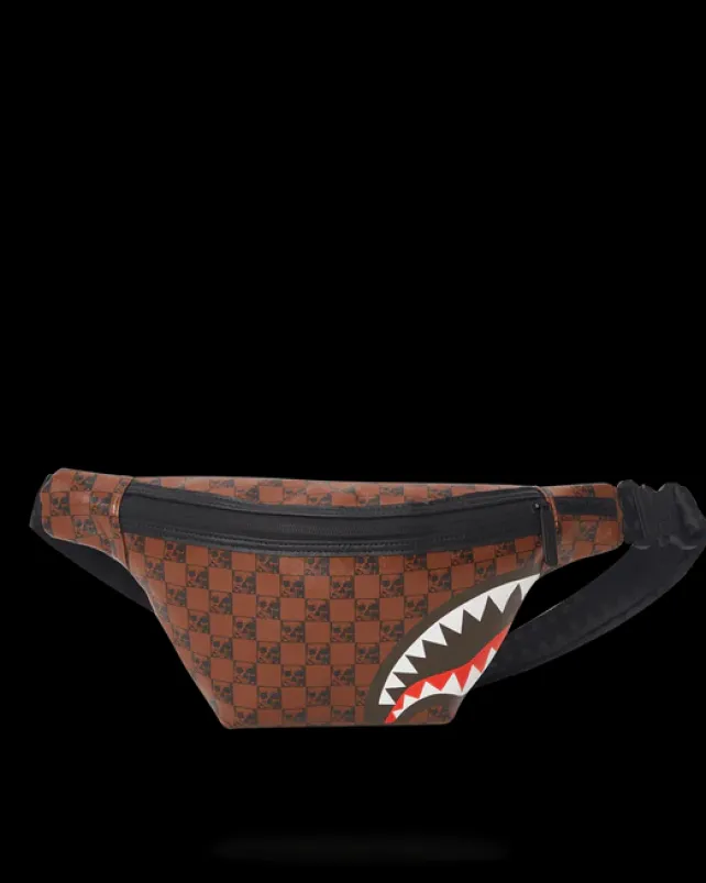 CROSSBODYS>SPRAYGROUND SHARKS AND SKULLS SAVVY CROSSBODY