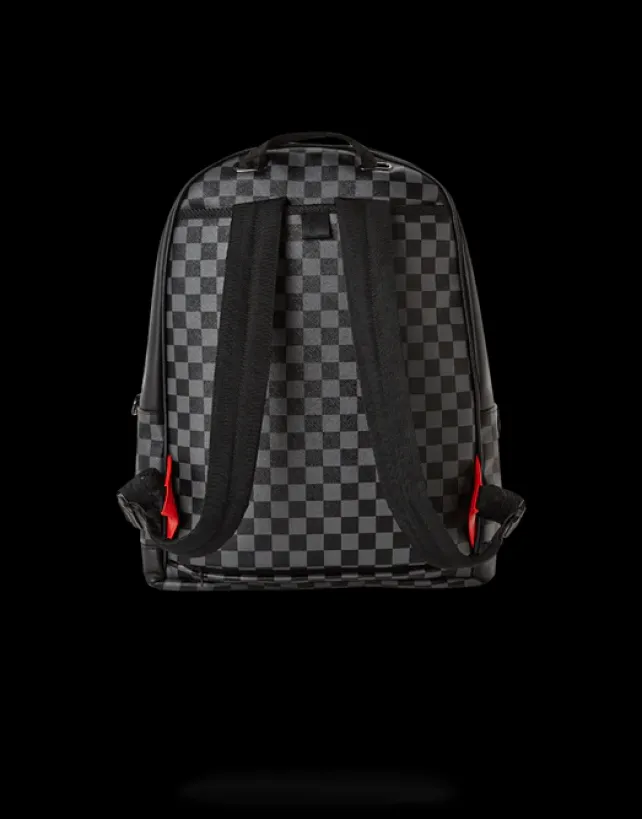 SAVAGES|BACKPACKS>SPRAYGROUND SHARKS IN PARIS (BLACK CHECKERED EDITION)