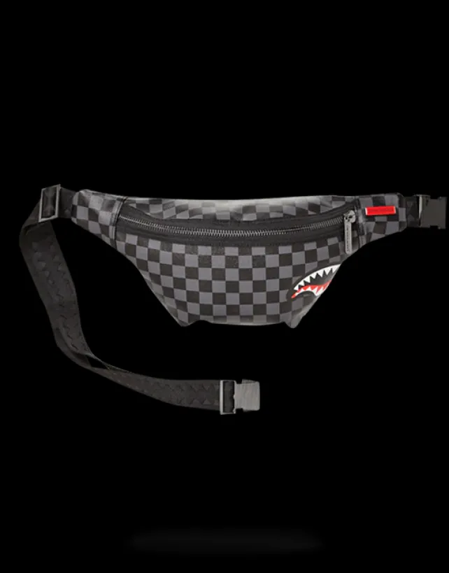 CROSSBODYS>SPRAYGROUND SHARKS IN PARIS (BLACK CHECKERED EDITION) CROSSBODY