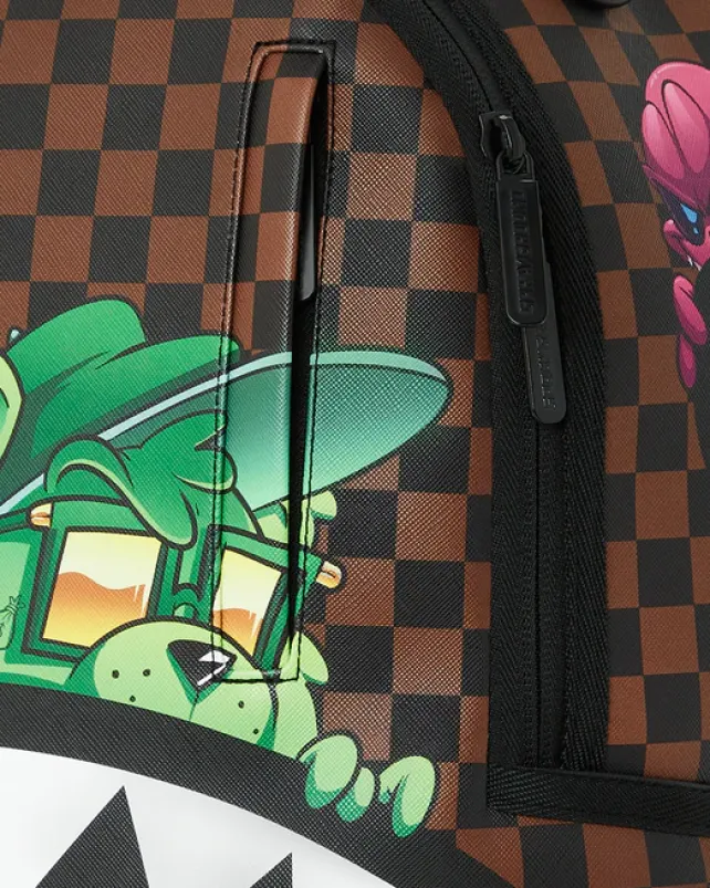 BACKPACKS>SPRAYGROUND SHARKS IN PARIS CHARACTERS SNEAKIN BACKPACK (DLXV)