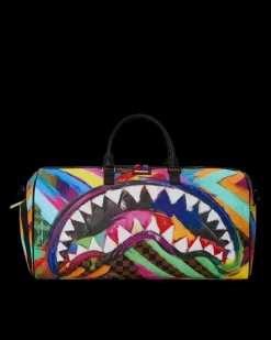 DUFFLES>SPRAYGROUND SHARKS IN PARIS CITY STREAKS DUFFLE
