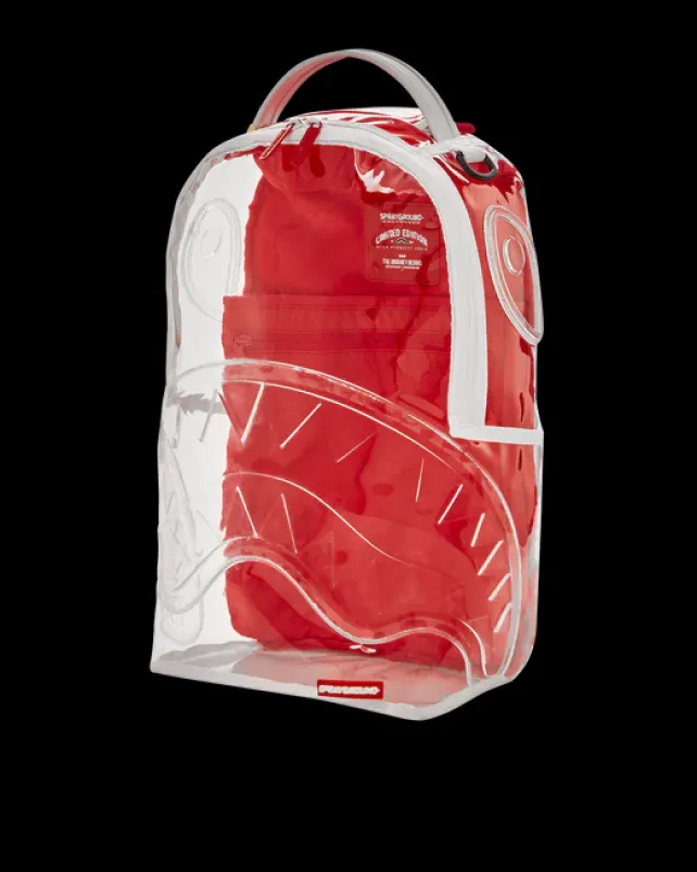 BACKPACKS>SPRAYGROUND SHARKS IN PARIS CLARITY BACKPACK