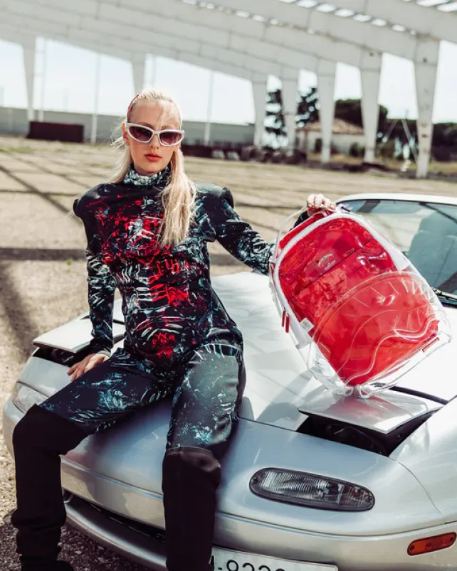 BACKPACKS>SPRAYGROUND SHARKS IN PARIS CLARITY BACKPACK