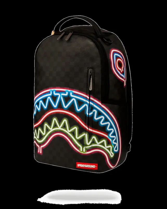 BACKPACKS>SPRAYGROUND SHARKS IN PARIS GLOW BACKPACK (DLXV)