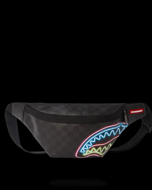 CROSSBODYS>SPRAYGROUND SHARKS IN PARIS GLOW SAVVY CROSSBODY