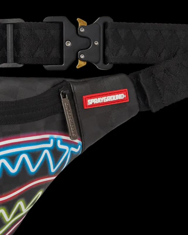 CROSSBODYS>SPRAYGROUND SHARKS IN PARIS GLOW SAVVY CROSSBODY