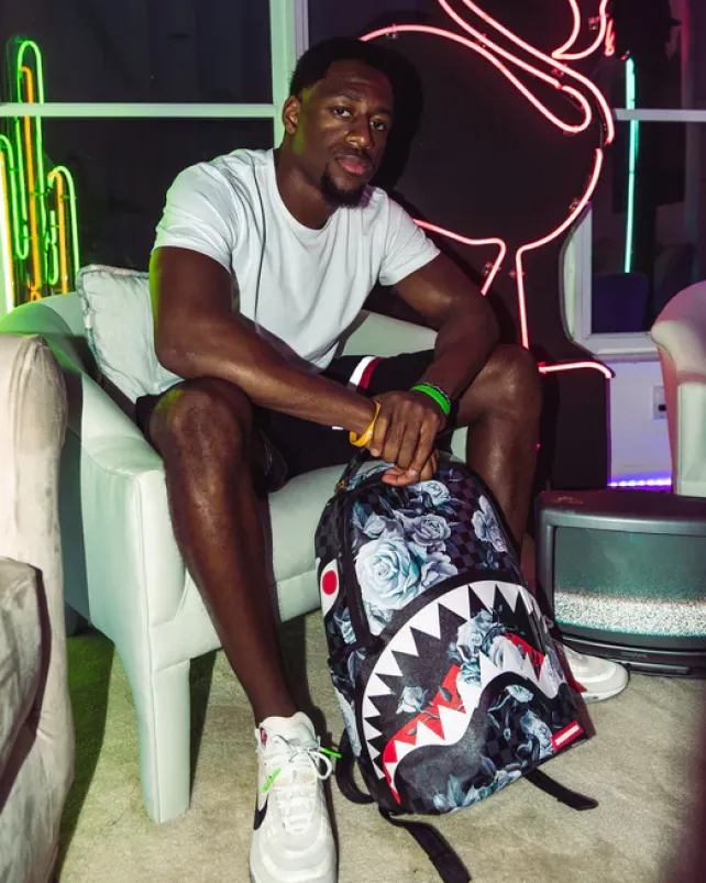 BACKPACKS>SPRAYGROUND SHARKS IN PARIS NIGHTFALL BACKPACK (DLXV)