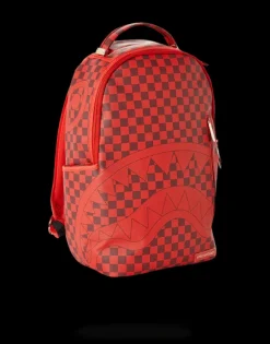 BACKPACKS>SPRAYGROUND SHARKS IN PARIS (RED CHECKERED EDITION)