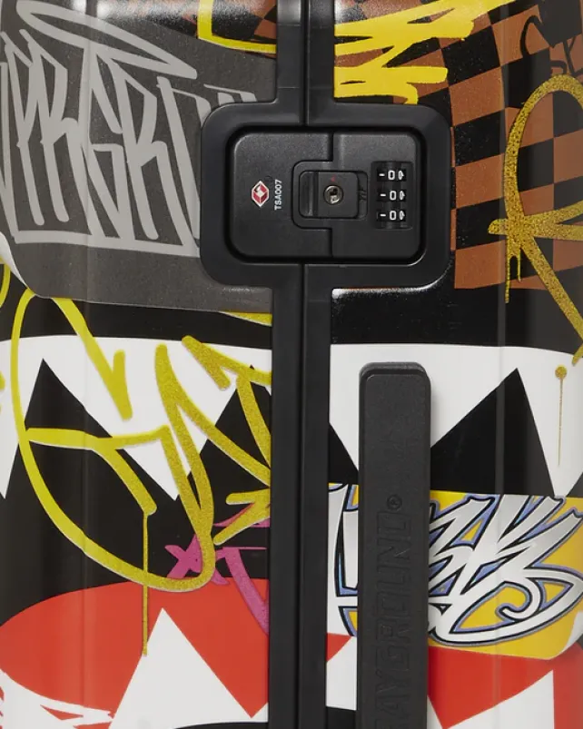 CARRY-ON LUGGAGE>SPRAYGROUND SHARKS IN PARIS THE RIZZ SHARKNAUTICS HARDSHELL CARRY-ON LUGGAGE
