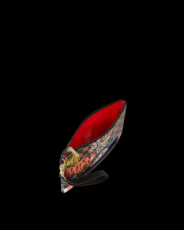 CROSSOVER CLUTCHES>SPRAYGROUND SHARKS IN PARIS THE RIZZ CROSSOVER CLUTCH