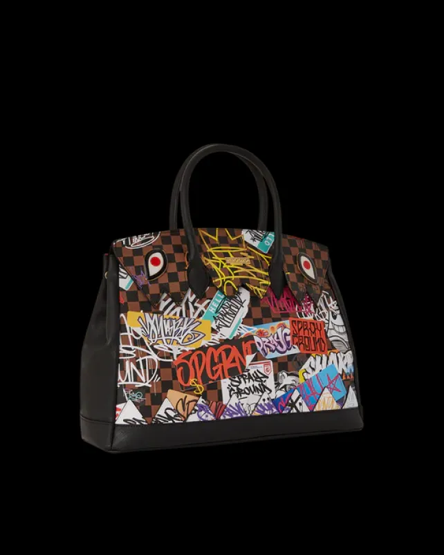 HANDBAGS>SPRAYGROUND SHARKS IN PARIS THE RIZZ SPURKIN HANDBAG