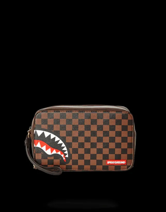 TOILETRIES AKA MONEY BAGS>SPRAYGROUND SHARKS IN PARIS TOILETRY BAG