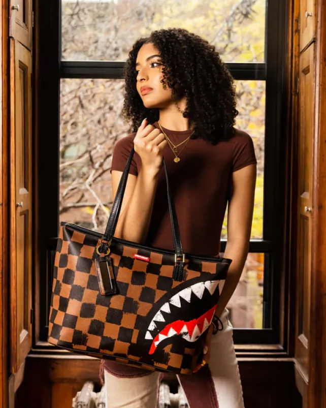 TOTES|HANDBAGS>SPRAYGROUND SHARKS IN PARIS VANQUISH TOTE