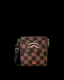 SLINGS|CROSSBODYS>SPRAYGROUND SHARKS IN PARIS VANQUISH LARGE SLING CROSSBODY