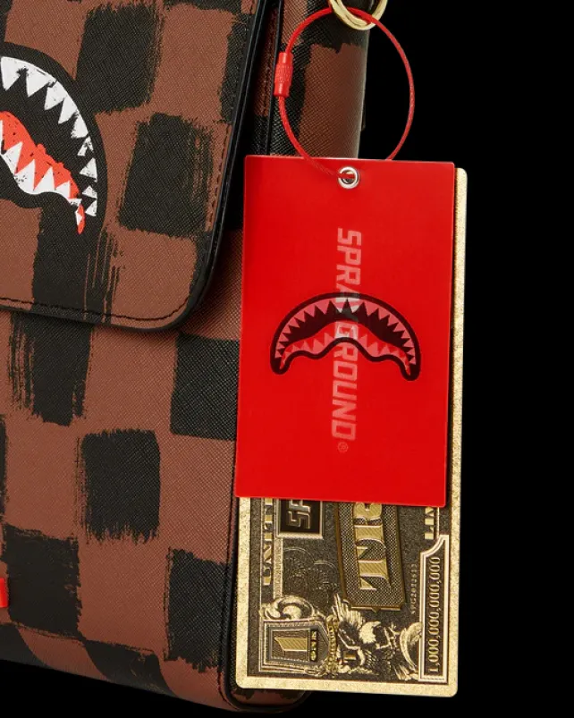 SLINGS|CROSSBODYS>SPRAYGROUND SHARKS IN PARIS VANQUISH LARGE SLING CROSSBODY