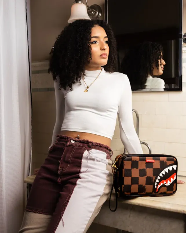 TOILETRIES AKA MONEY BAGS>SPRAYGROUND SHARKS IN PARIS VANQUISH TOILETRY BAG