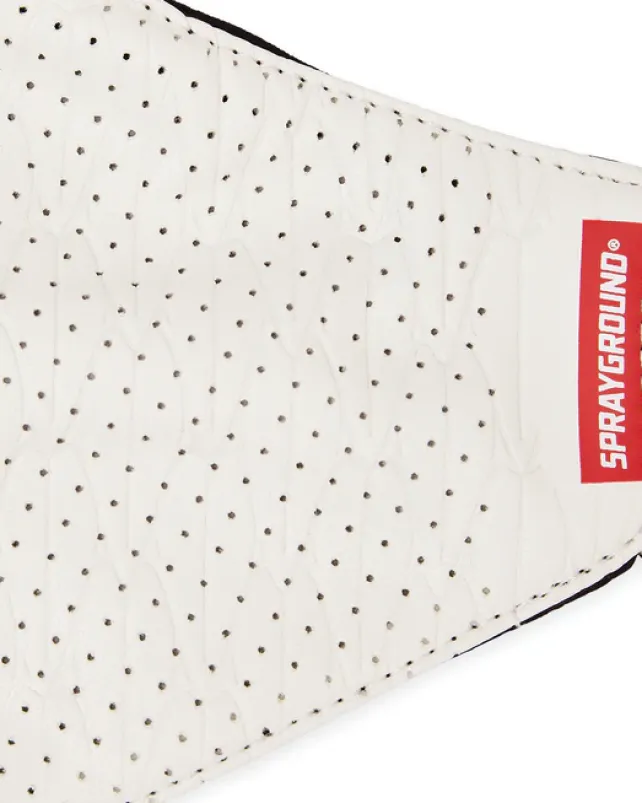 FACE MASKS>SPRAYGROUND SHARKS OF THE WORLD VEGAN LEATHER FACE MASK