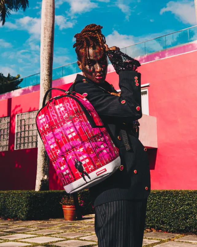 BACKPACKS>SPRAYGROUND SHIPPING THE GOODS BACKPACK (DLXV)