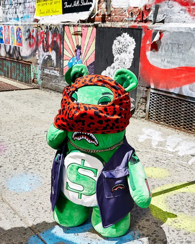 TEDDY BEAR BACKPACKS|BACKPACKS>SPRAYGROUND SKI MASK THE BEAR - MONEYBEAR TEDDYBEAR BACKPACK