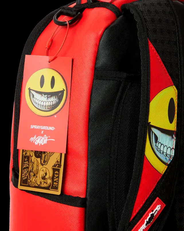 BACKPACKS>SPRAYGROUND SMILE BIG GRIN RON ENGLISH COLLAB
