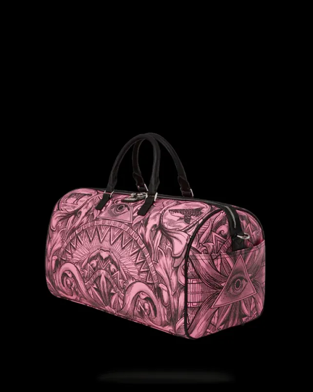 DUFFLES>SPRAYGROUND SOCIETY OF SHARKS DUFFLE