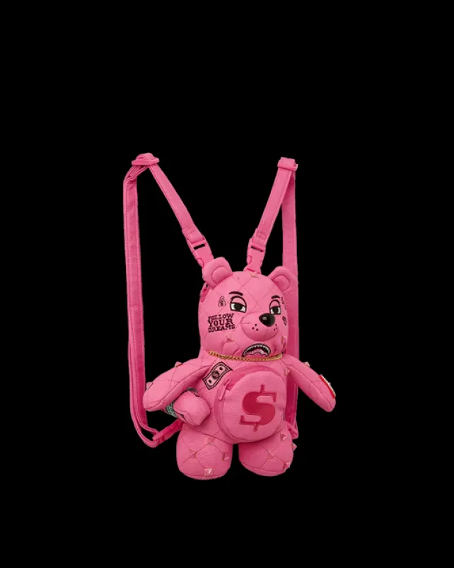 TEDDY BEAR BACKPACKS|BEAR CUBS>SPRAYGROUND SORBET STUNNA BEAR CUB BACKPACK