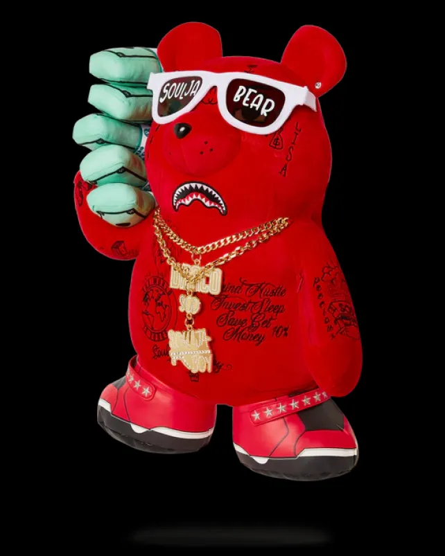 TEDDY BEAR BACKPACKS|BACKPACKS>SPRAYGROUND SOULJA BEAR