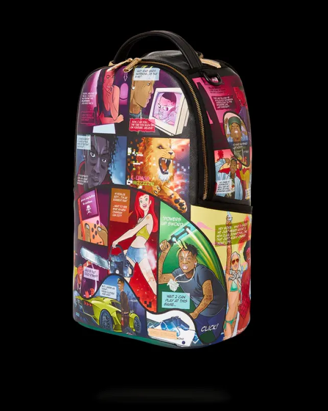 BACKPACKS>SPRAYGROUND SOULJA BOY COMIC LIFE