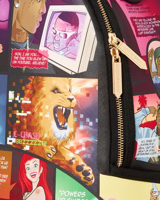 BACKPACKS>SPRAYGROUND SOULJA BOY COMIC LIFE